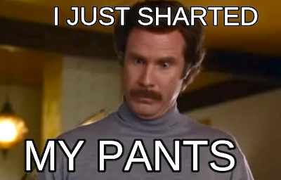 sharted pants and clogged drains